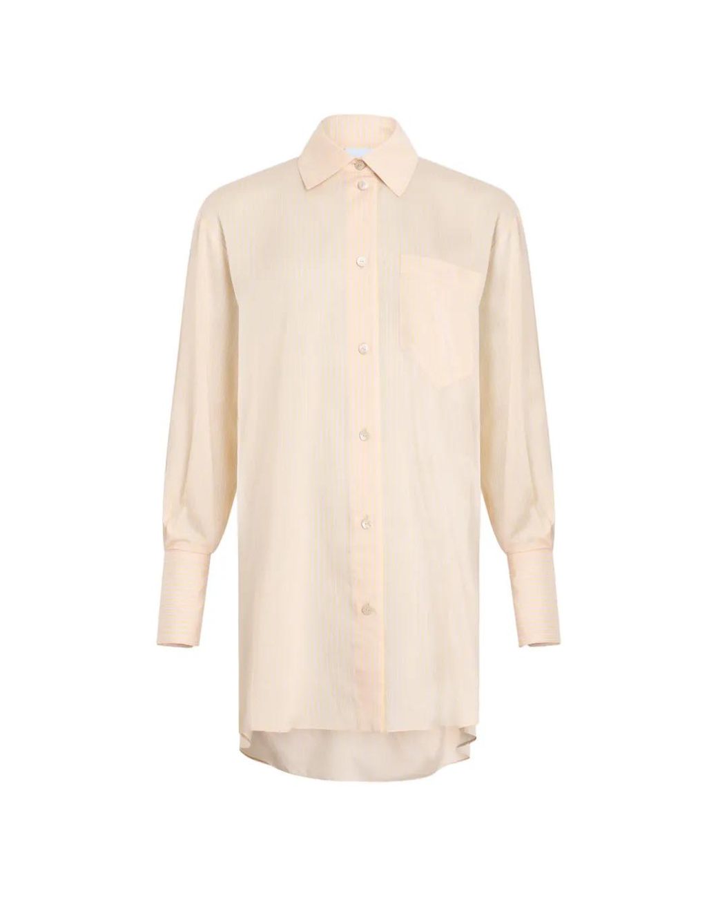 Patou White Striped-Pattern Shirt