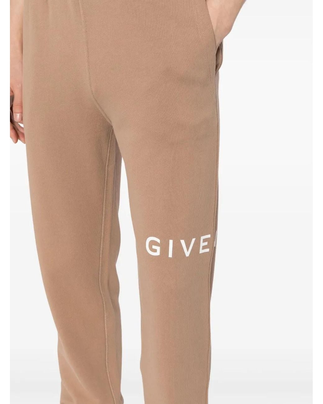 Givenchy Trainingsbroek Met Logoprint in het Natural voor heren