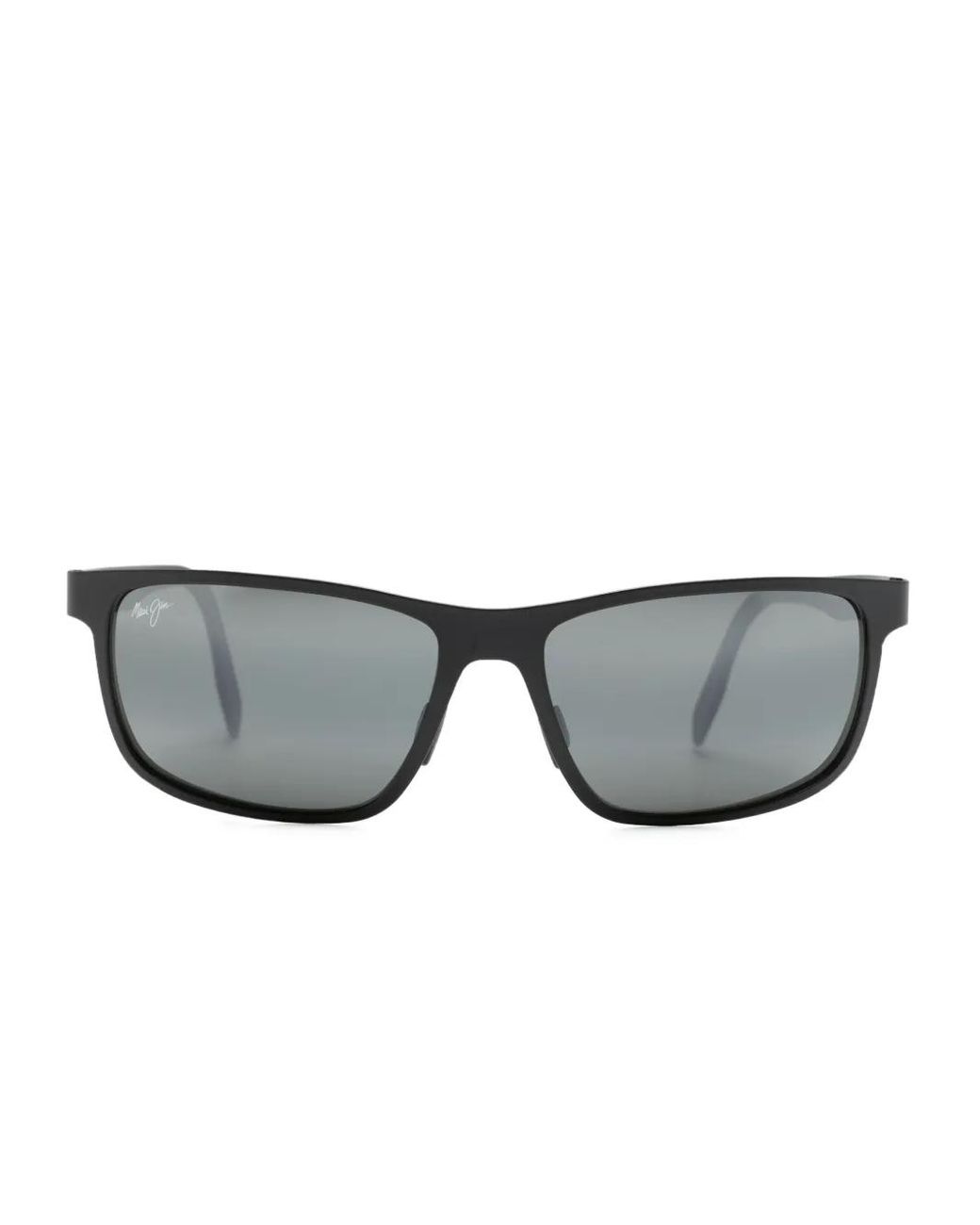 Maui Jim Gray Rectangle-Frame Sunglasses for men