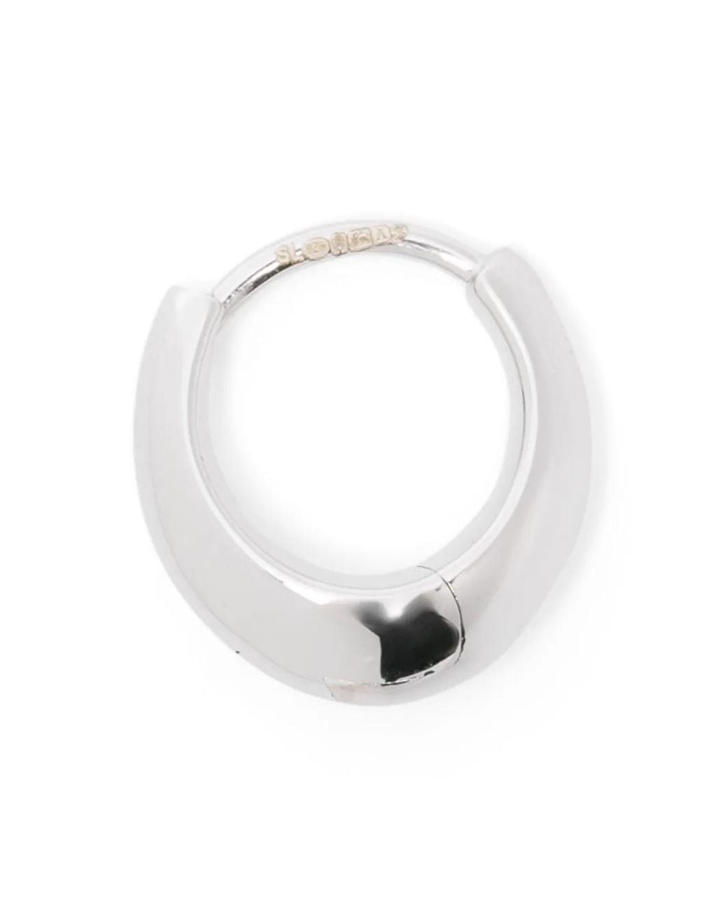Shaun Leane White Mini Sabre Hoop Earring