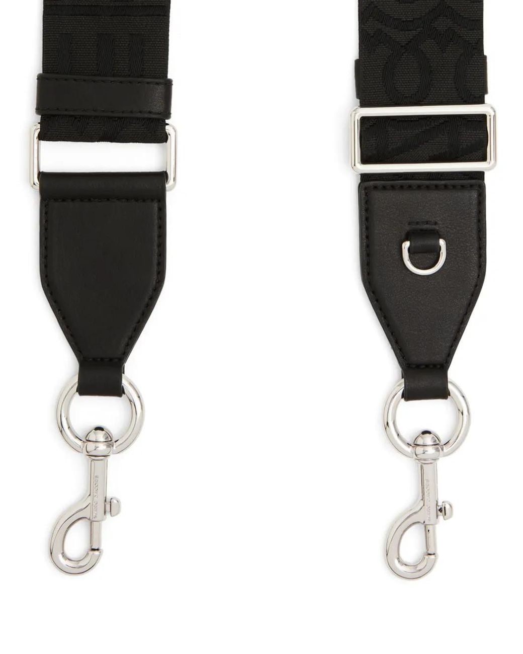 Marc Jacobs Black Utility Webbing Strap