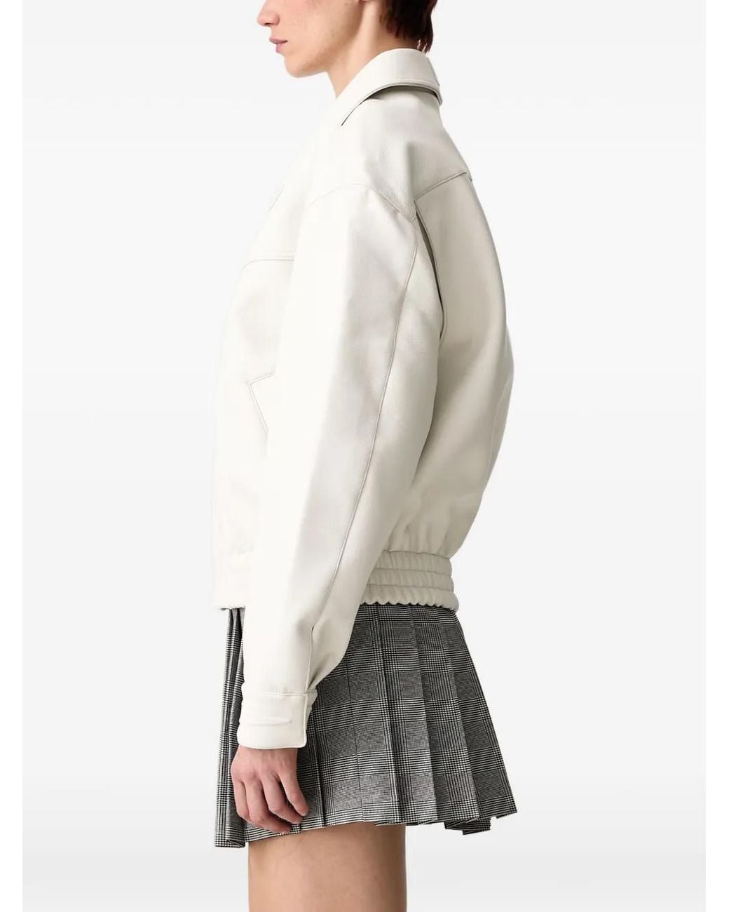 WRSTBHVR White Estelle V2 Elasticated-Hem Jacket