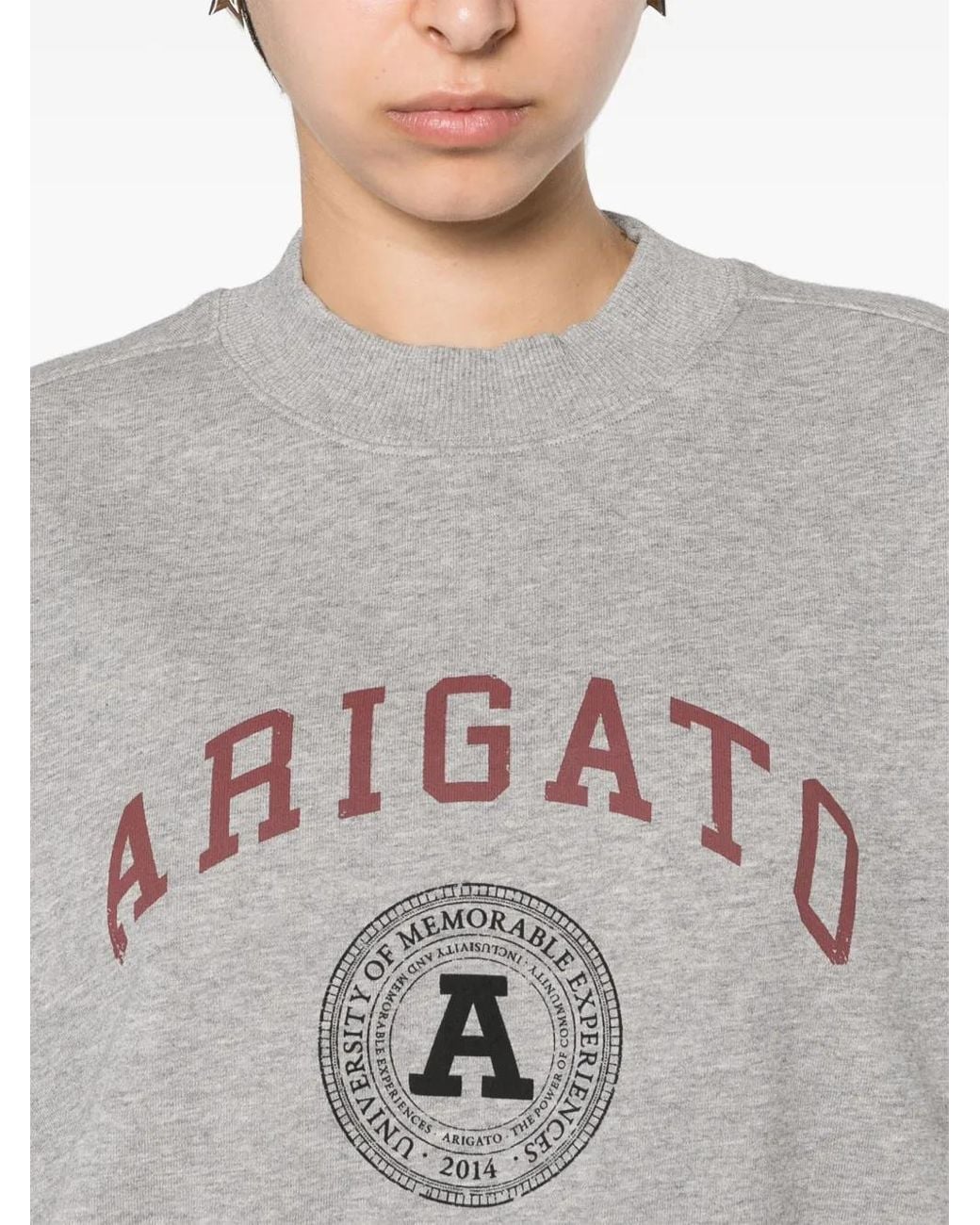 Axel Arigato Gray Arigato University Mélange Sweatshirt