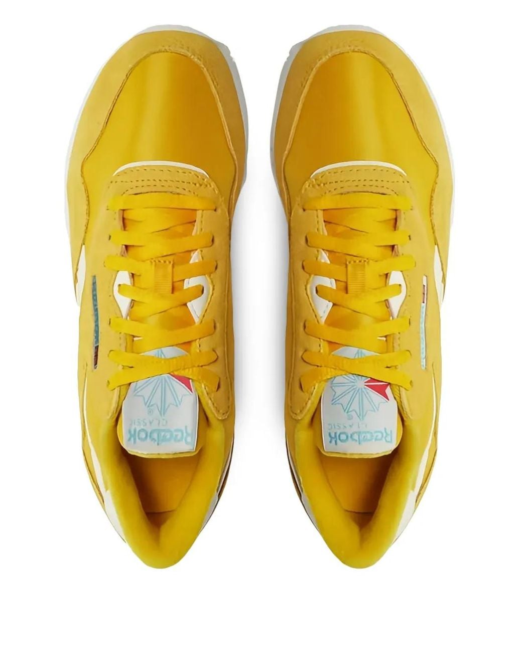 Reebok Yellow Classic "Team" Sneakers