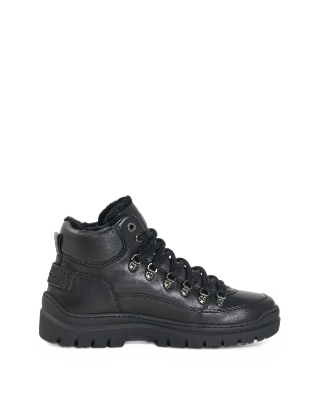 Bogner Black Bansko With Spikes Lace-Up Hiking Boots for men