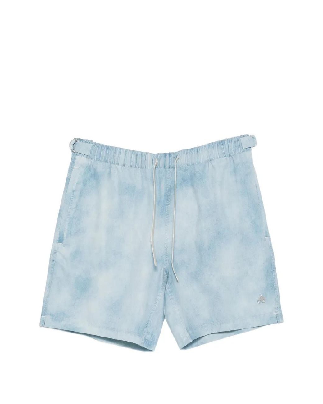 Moose Knuckles Blue Mini Swim And Beach Shorts for men