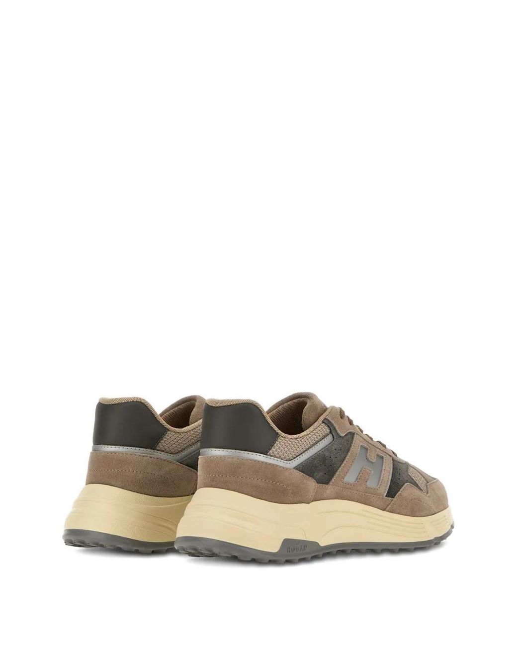 Hogan Brown Hyperlight Lace-Up Sneakers for men
