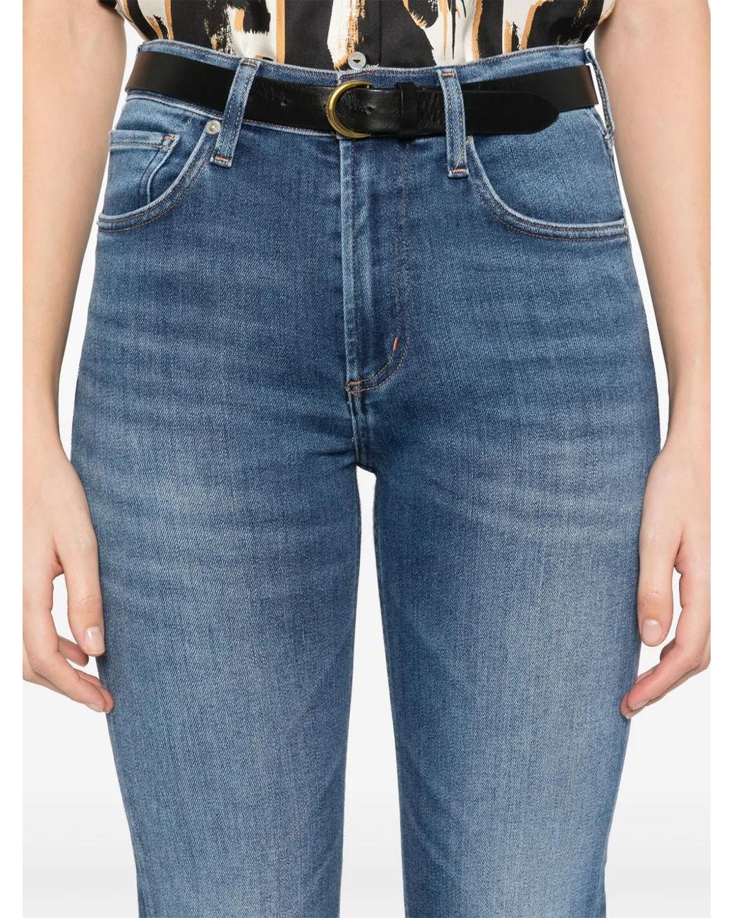 Citizens of Humanity Blue Slim Leg Blu Denim 'Ambry' Jeans