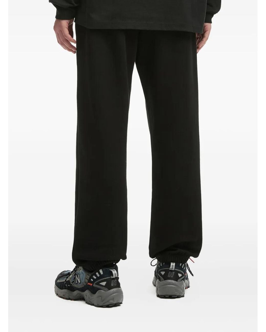 Izzue Blue Elasticated-Cuff Track Pants for men
