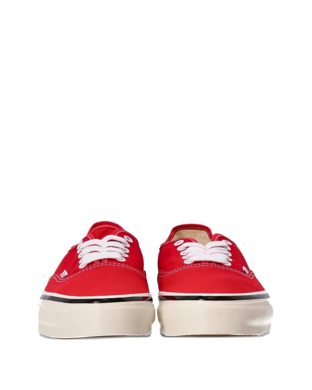 Vans Red Logo-Patch Sneakers for men