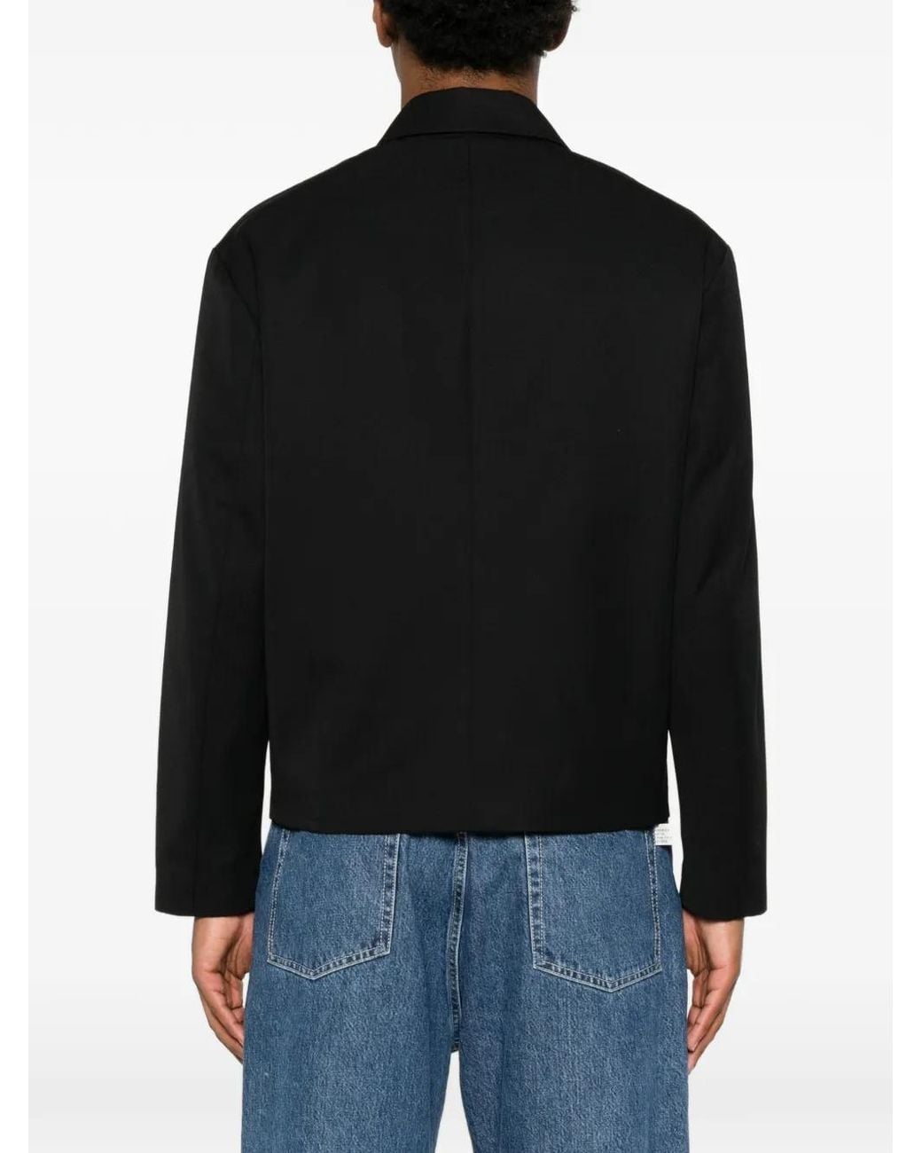 Giacca Con Zip di Sandro in Black da Uomo