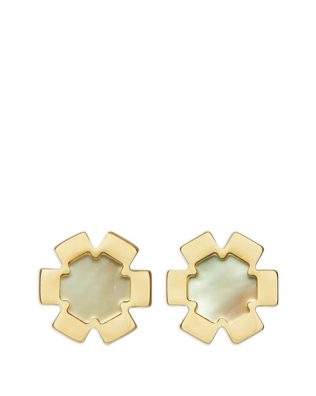Tory Burch Metallic Forget Me Not Stud Earrings