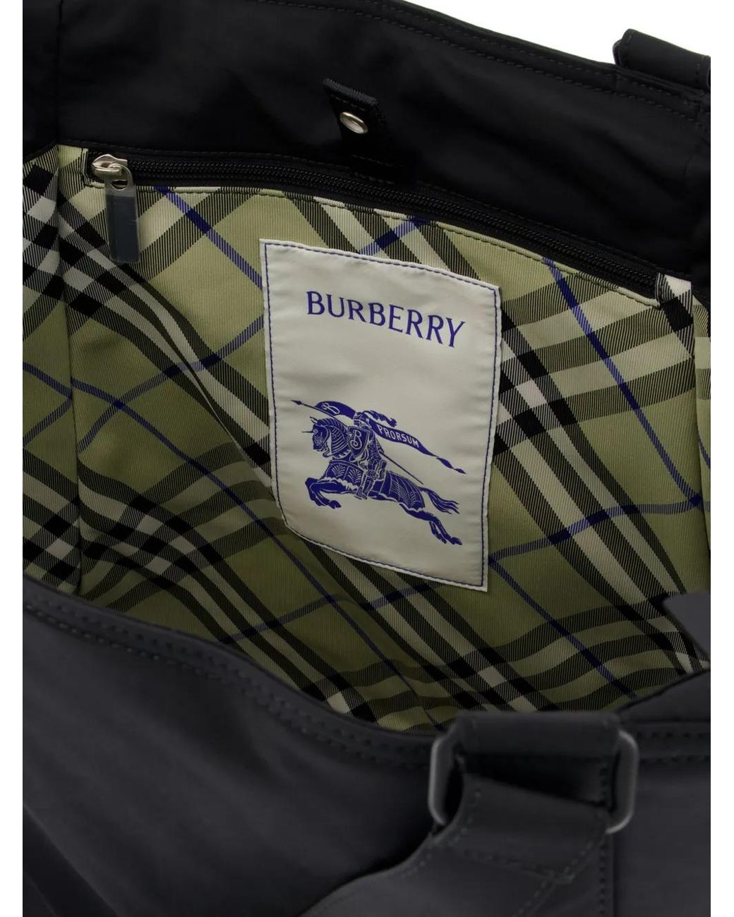 Burberry Black Shield Field Tote Bag