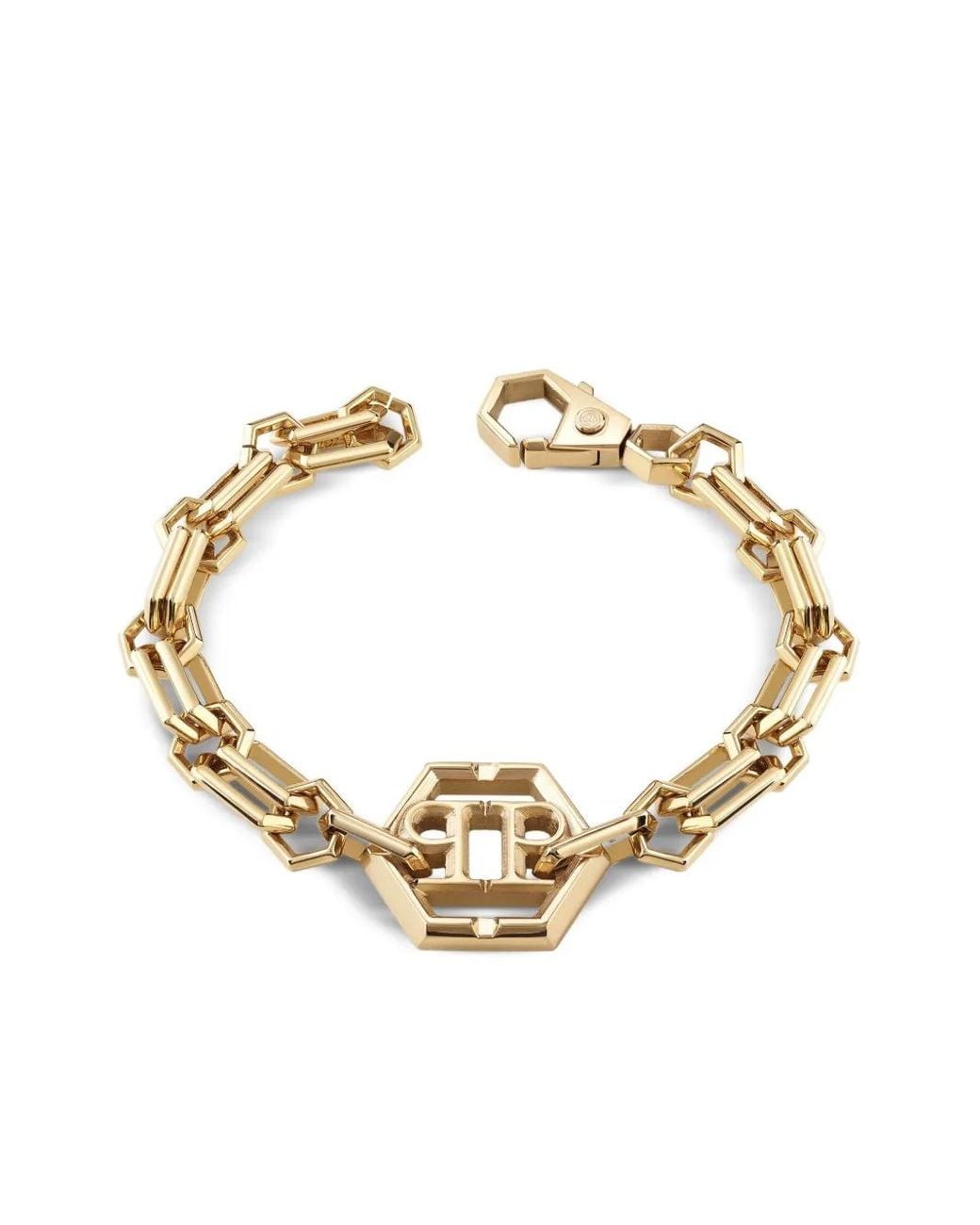 Pulsera De Cadena Unity Philipp Plein de hombre de color Metallic