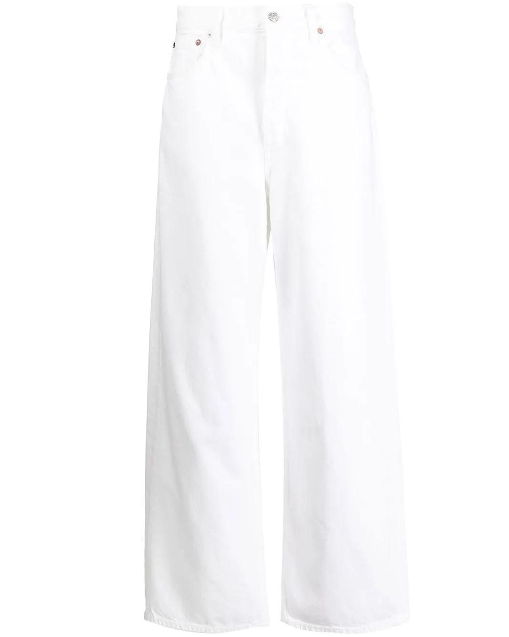 Pantalones Anchos Agolde de color White
