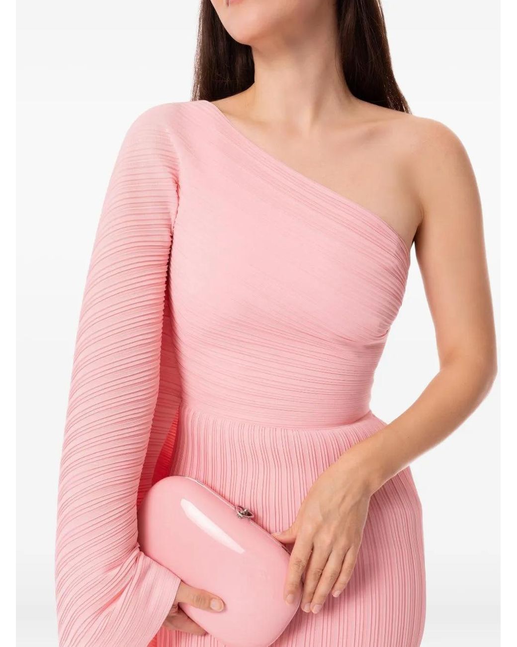 sachin and babi light blue dress One Shoulder A Line Midi Dress