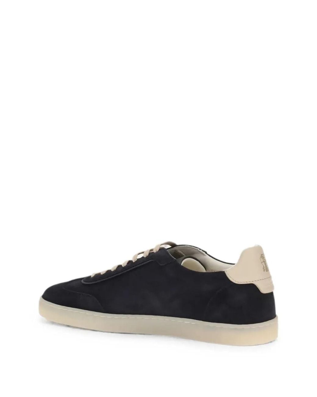 Brunello Cucinelli Black Suede Sneakers for men