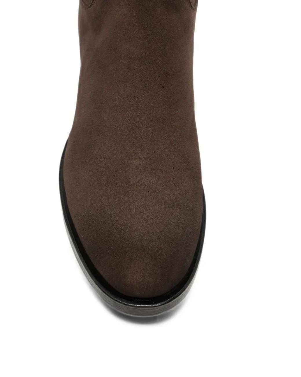 Santoni Black Braided-Panel Boots