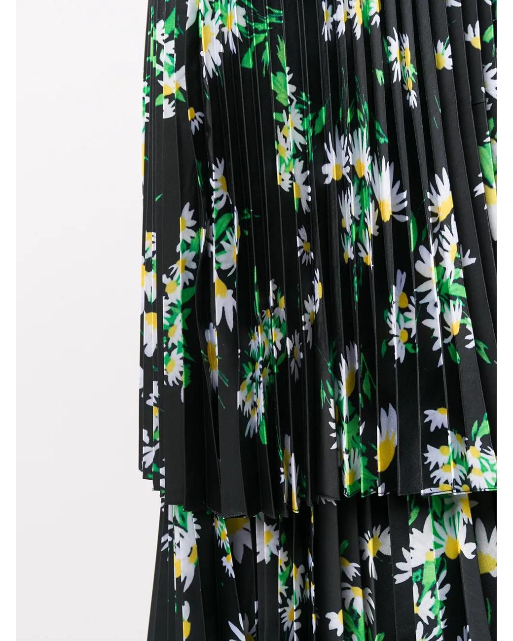 Quinn Black Daisy Print Midi Dress