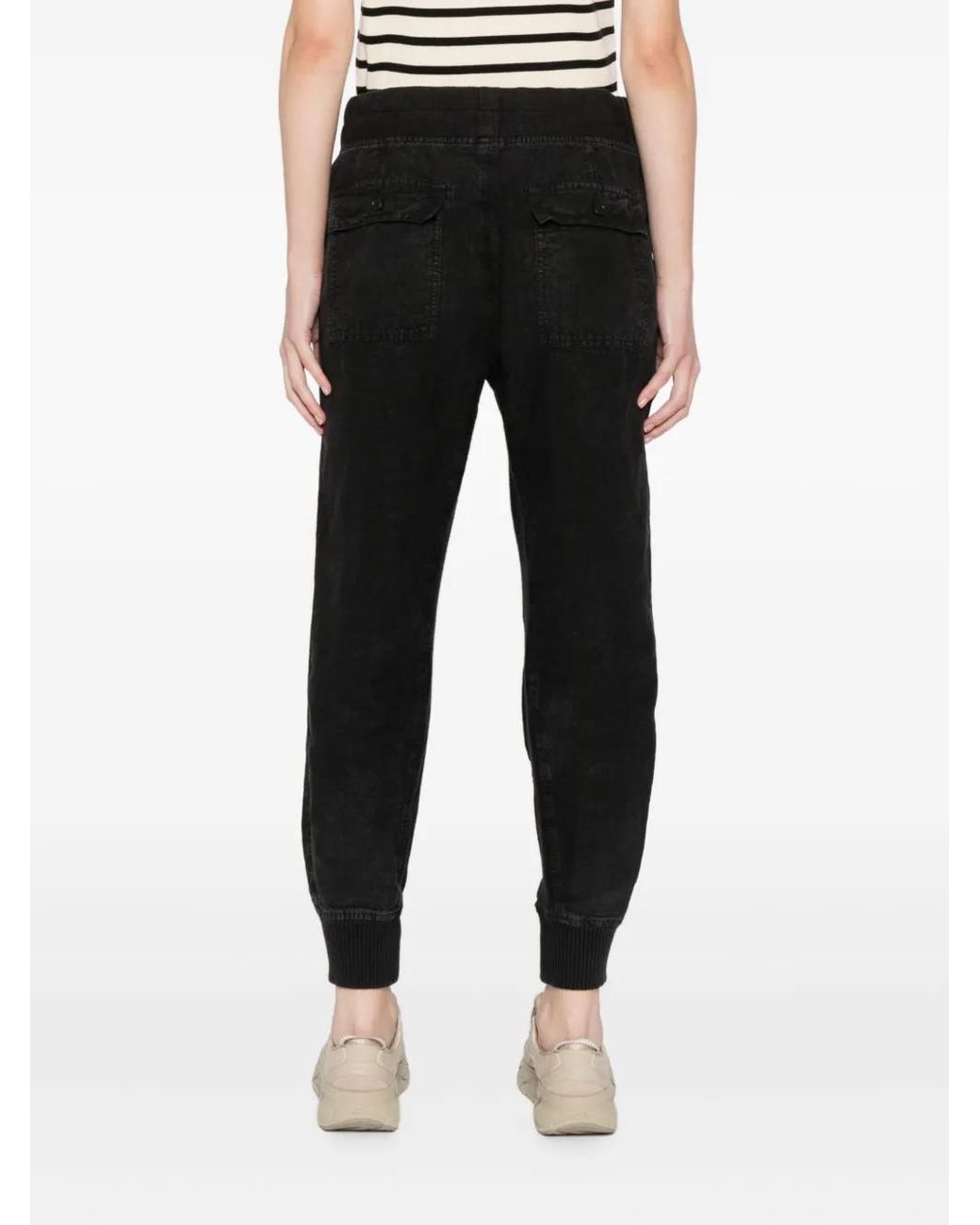 James Perse Black Media Trousers