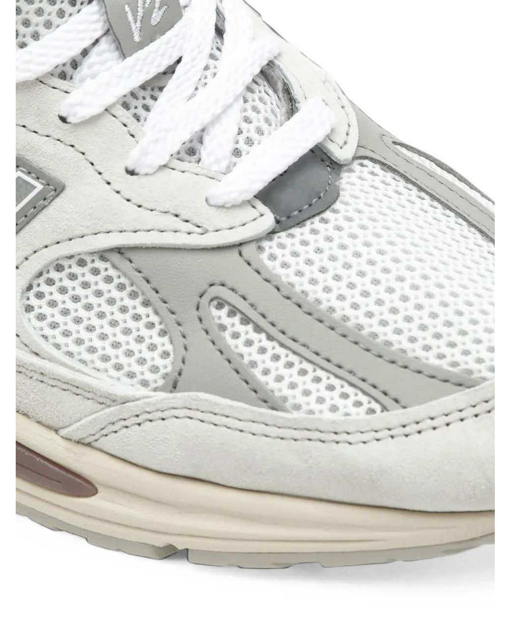New Balance White 991V2 Sneakers for men