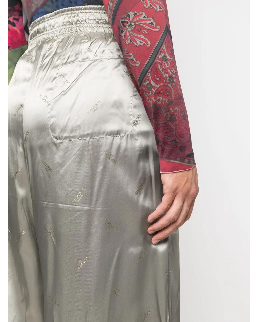Vetements Gray Gradient Wide-Leg Trousers for men