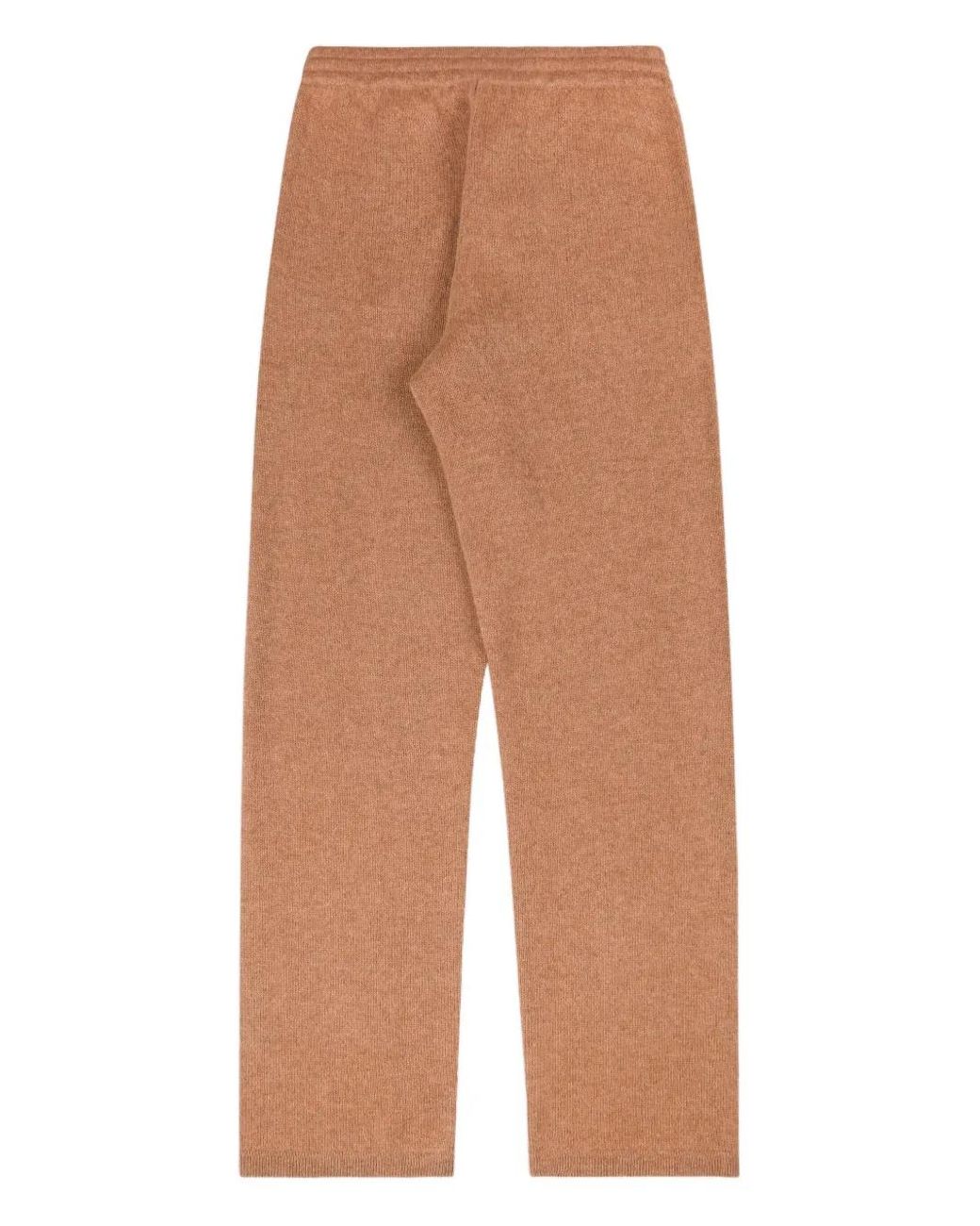 Sporty & Rich Brown Embroidered Trousers