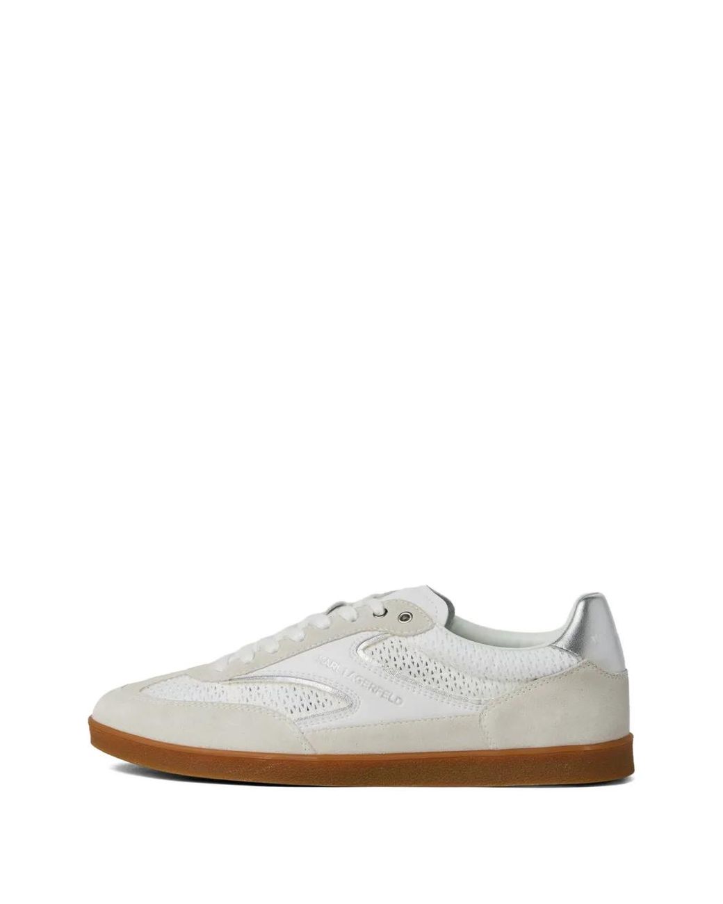 Karl Lagerfeld White Exclusive Kandidate Mesh Sneakers