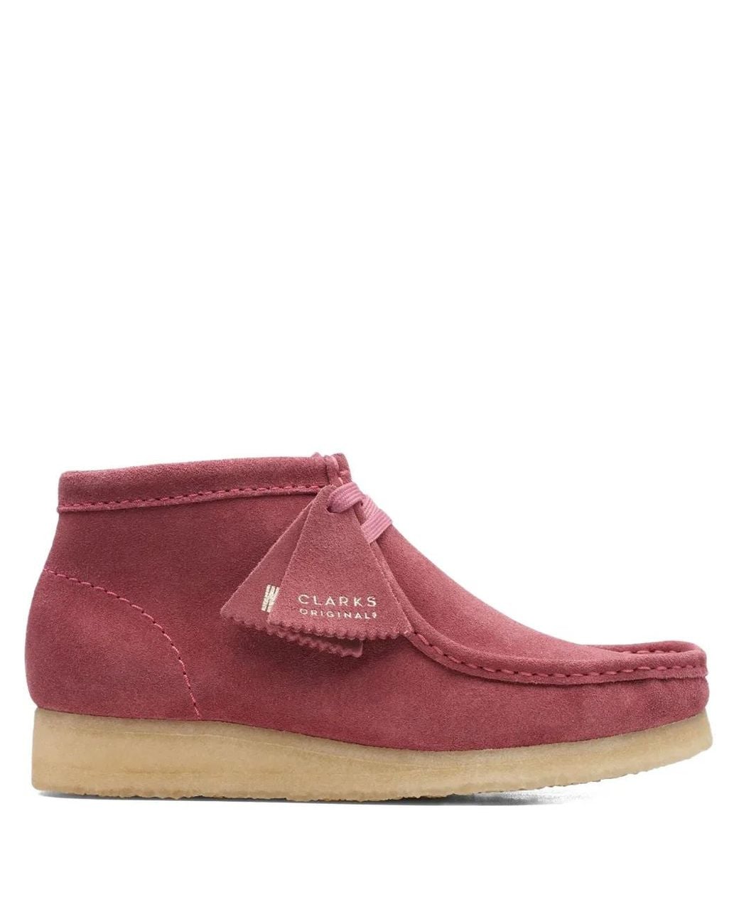 Clarks Red Wallabee Schnürstiefel