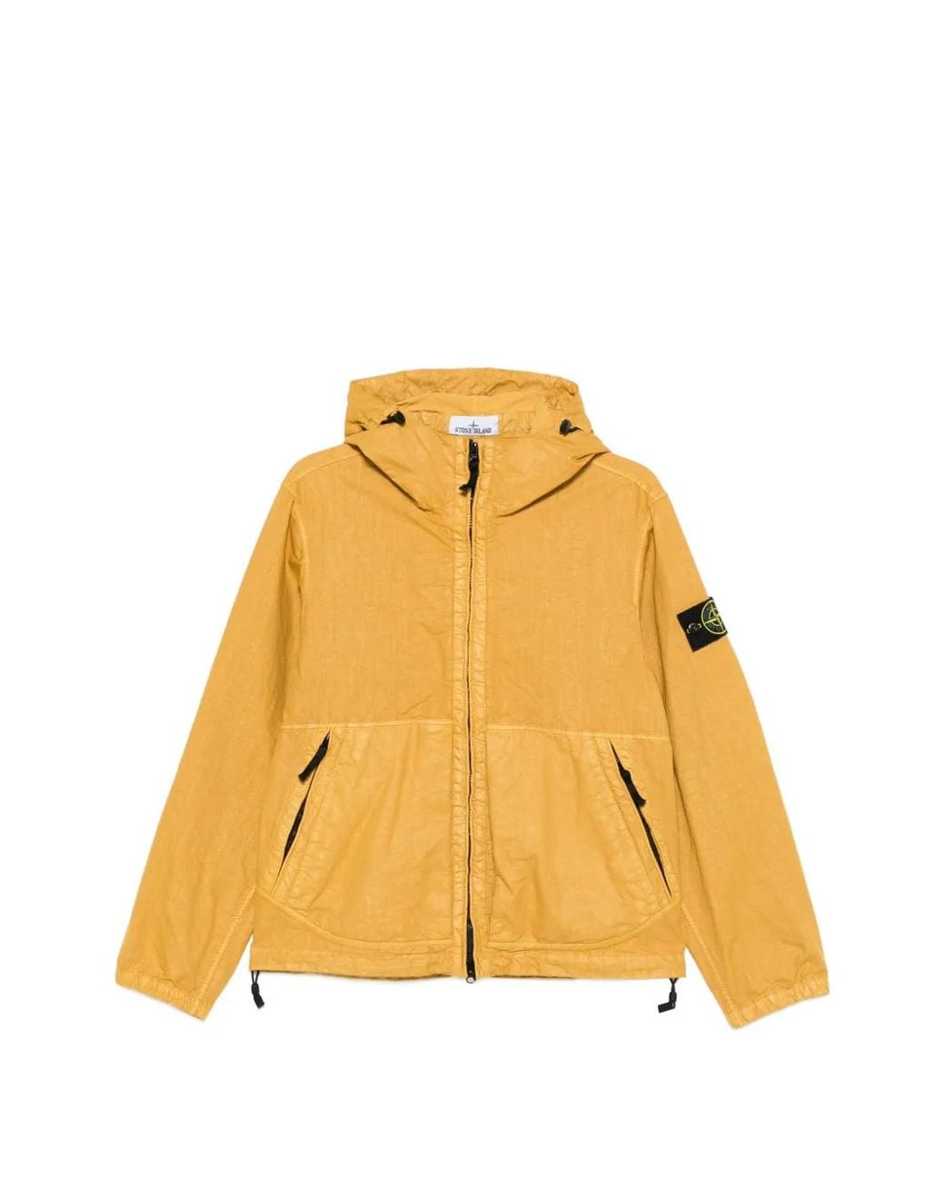 Veste Zippée À Capuche Stone Island pour homme en coloris Yellow