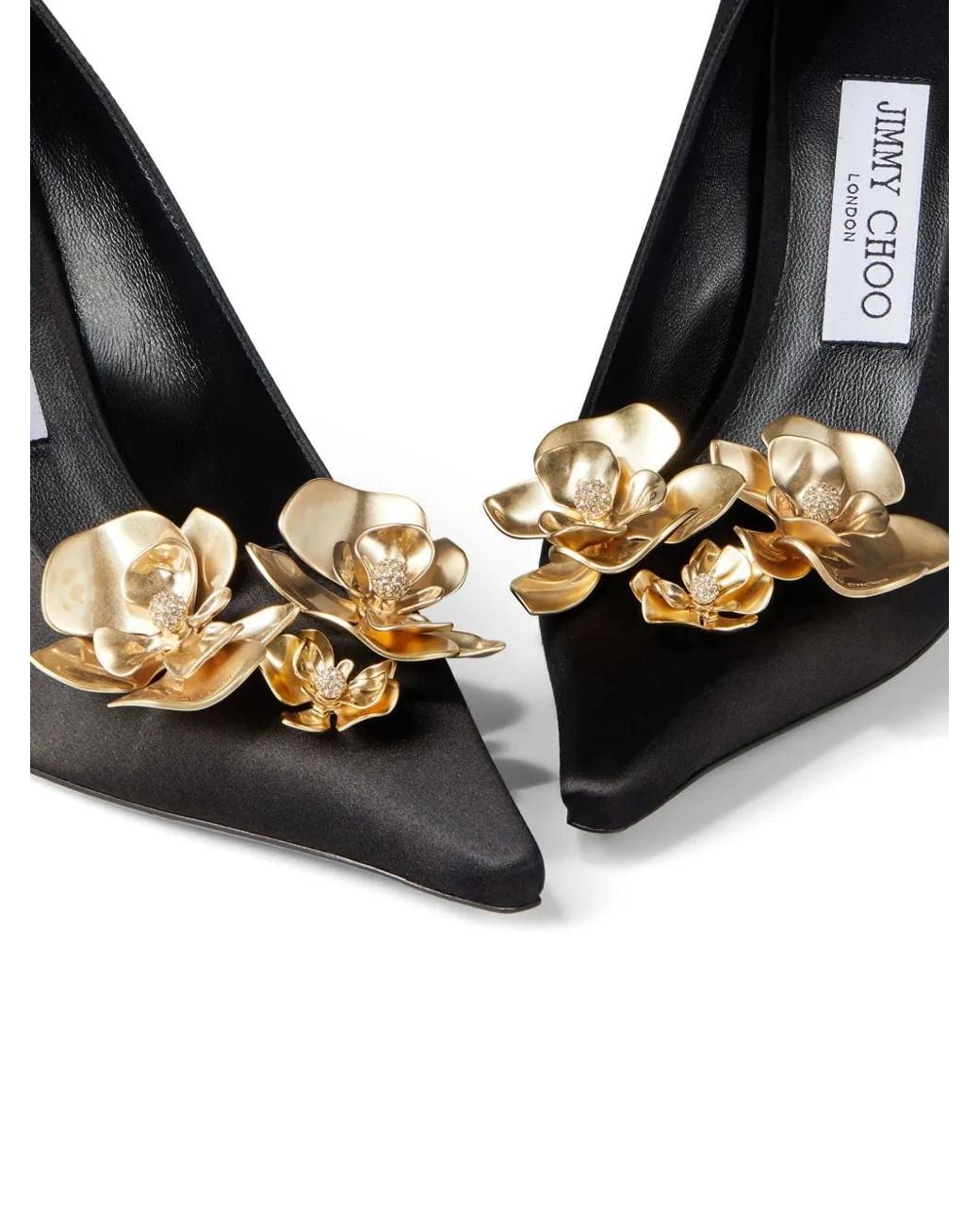 Jimmy Choo Blue Ixia Satin Heeled Pumps