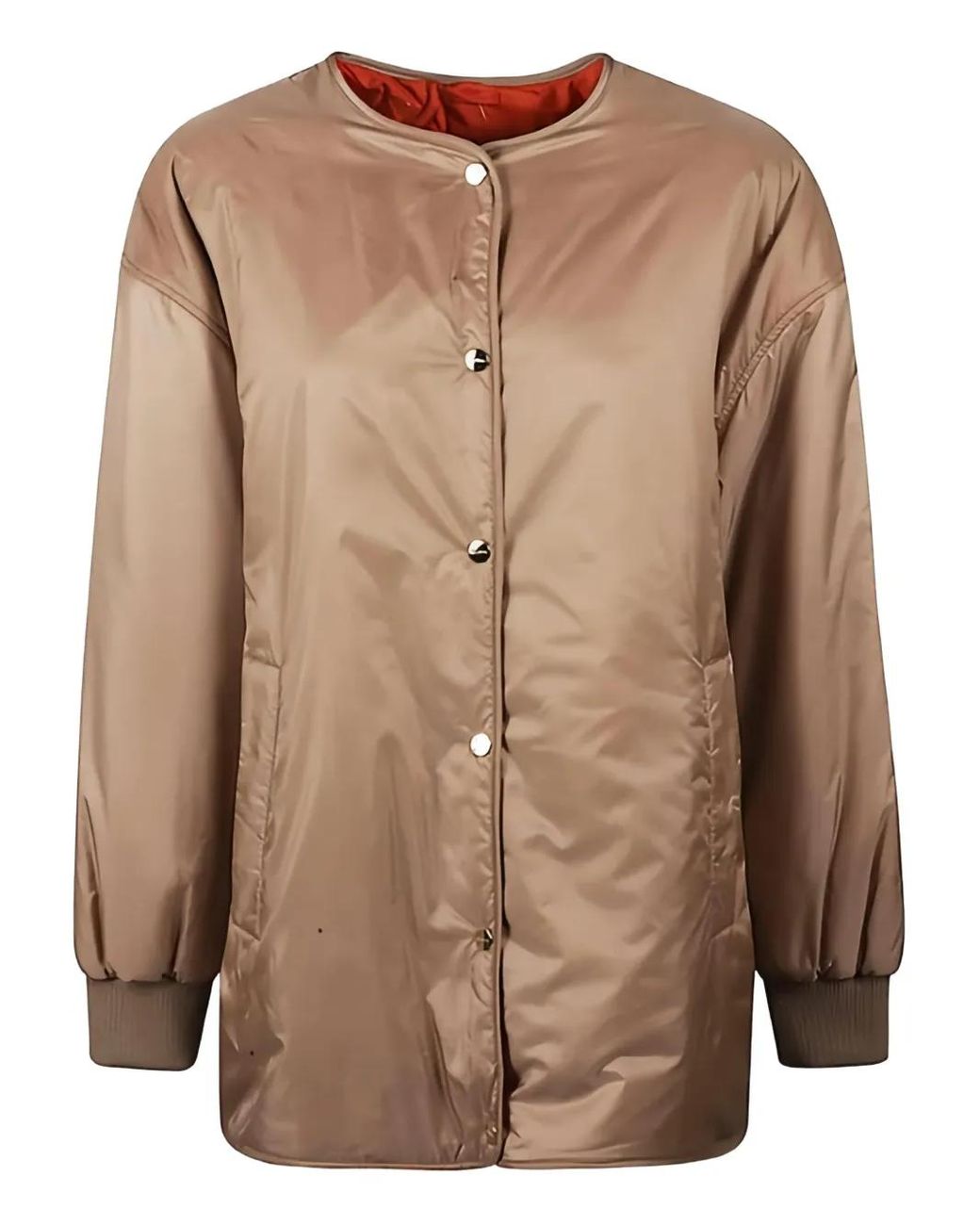 Max Mara Brown Button Reversible Jacket