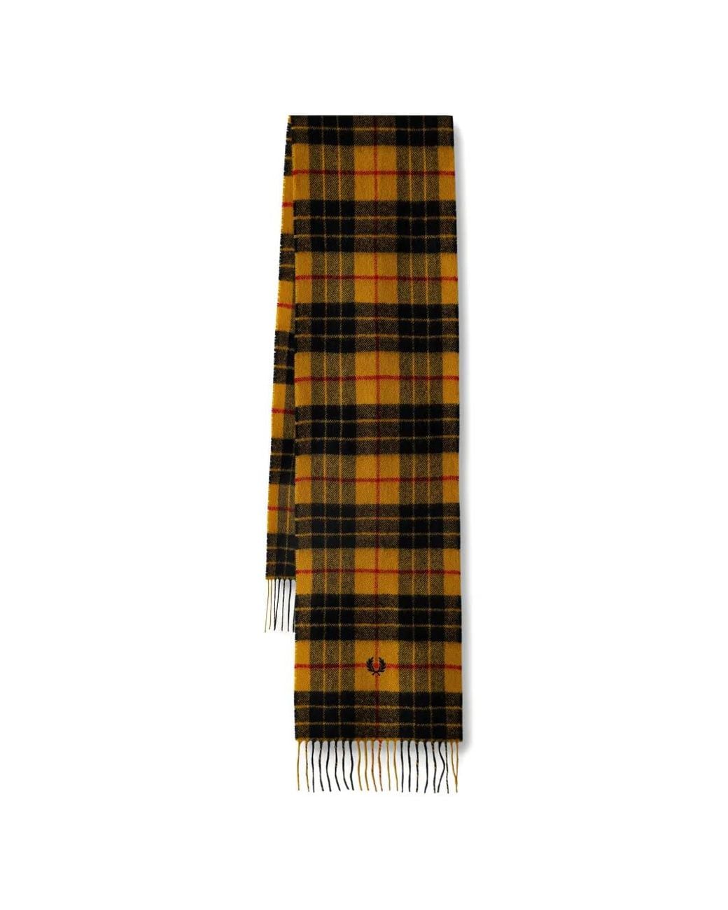 Fred Perry Natural Lambswool Scarf