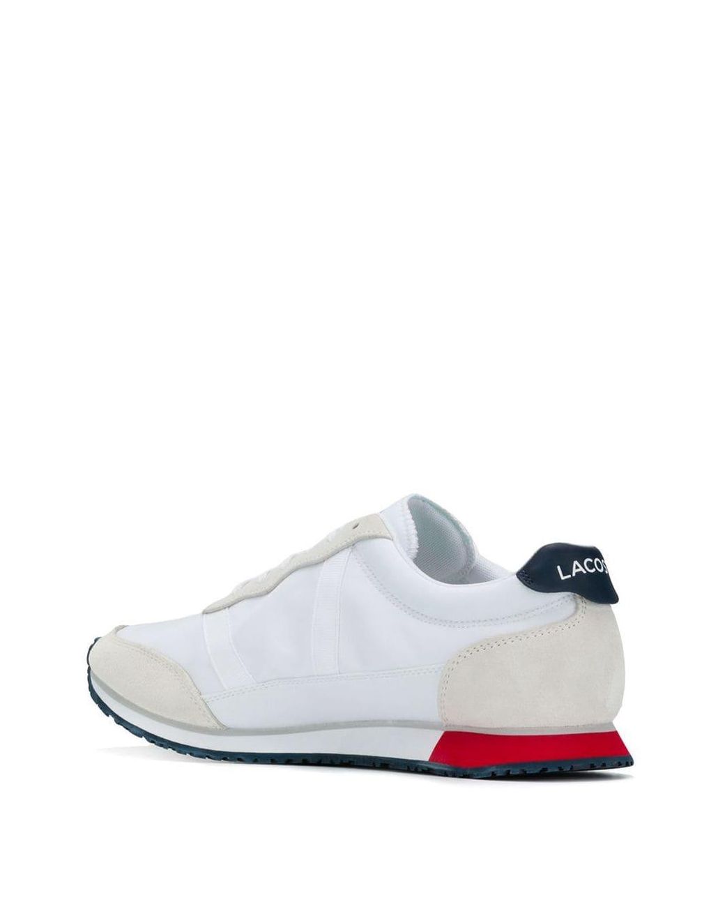 Lacoste Suede Partner Sneakers in White 