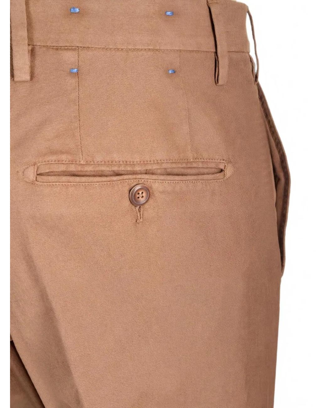 Al Duca D'aosta Natural Slim-Fit Low-Rise Trousers for men