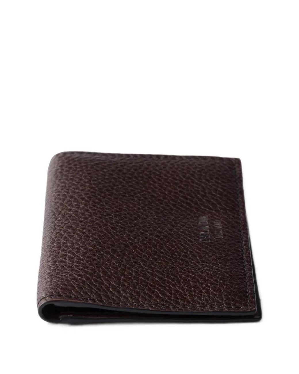 Prada Purple Leather Card Holder for men