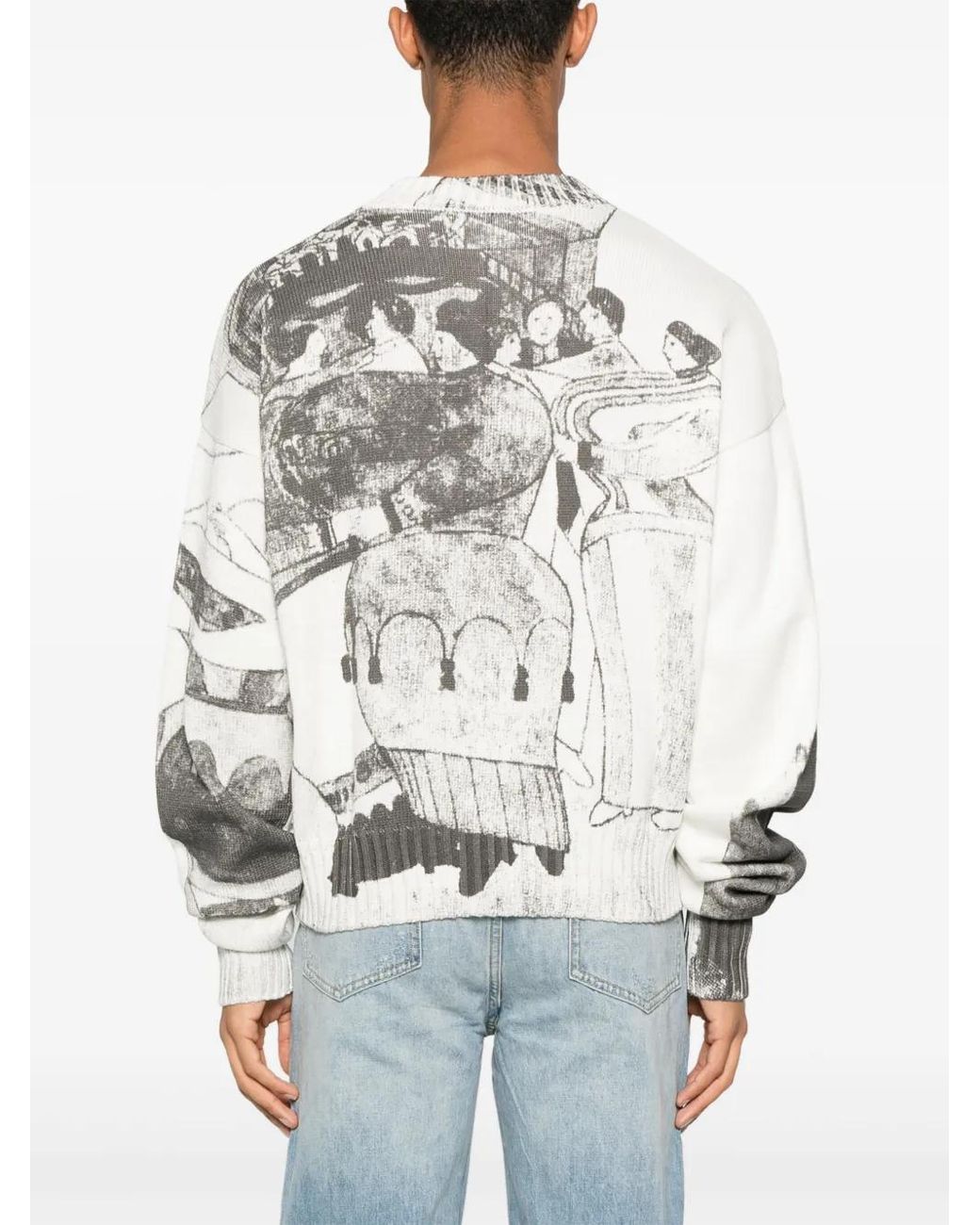Enfants Riches Deprimes White Crew-Neck Sweater for men