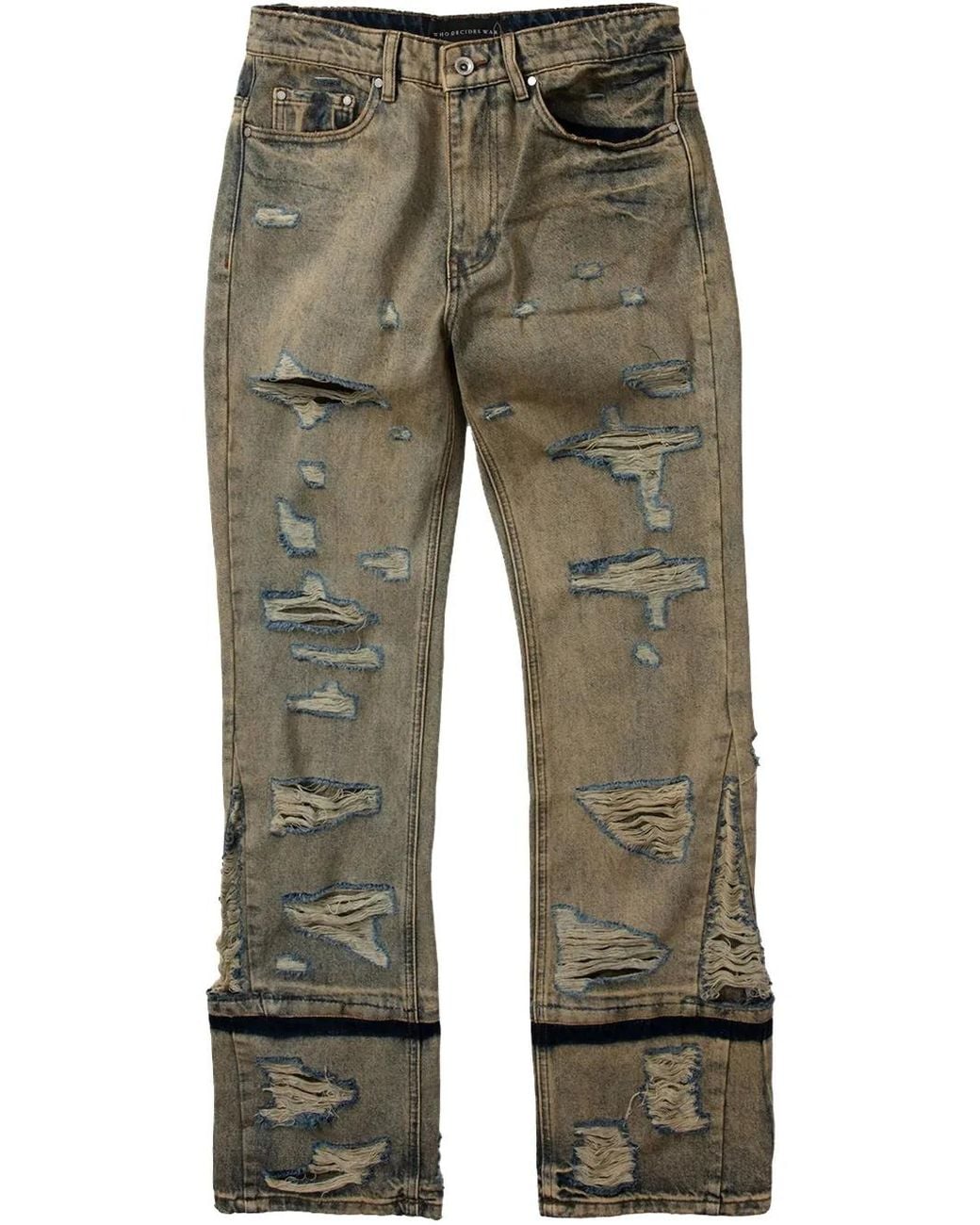 Who Decides War Green Gnarly Jeans for men