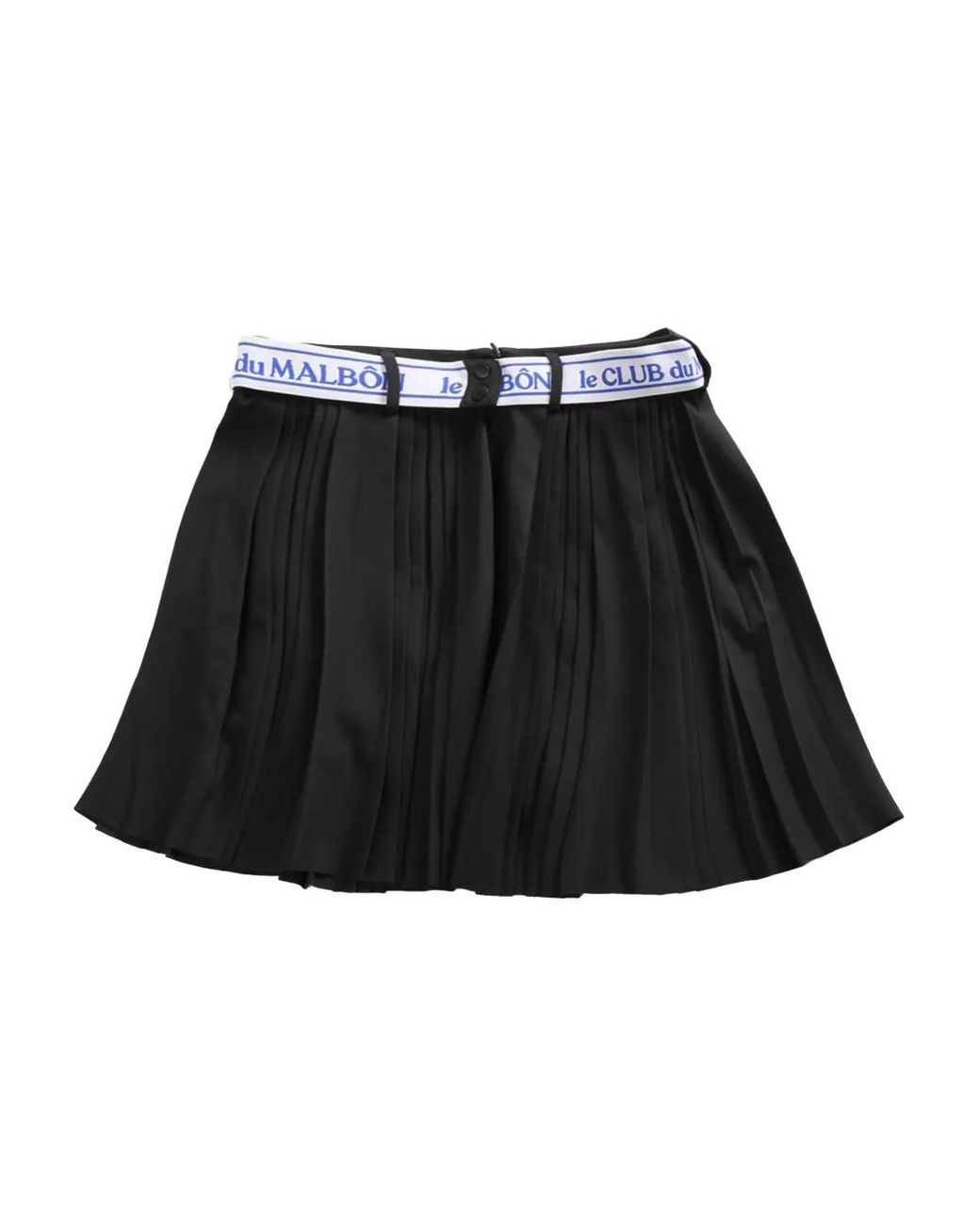 ◆Malbon Golf◆ Check Wrap Skirt Shorts BLACK WOMAN Malbon Baseline Golf Skirt Black - SS24 Women – Golfio