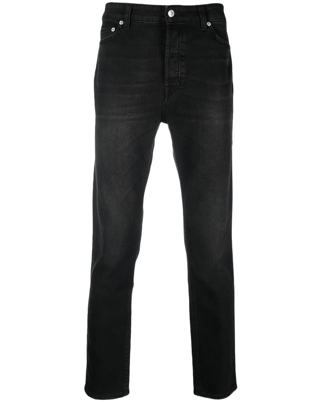 Department 5 Black Super Slim Denim Jeans for men