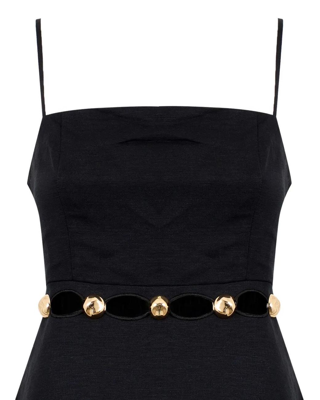 Jonathan Simkhai Black Studded Top