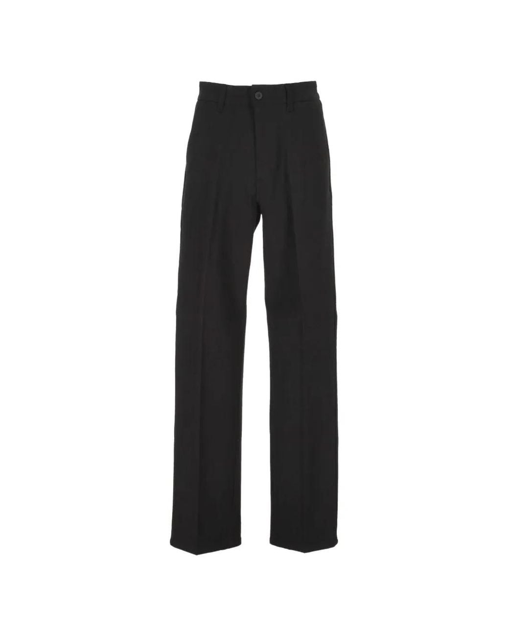 Lois Black Pantalon À Plis Marqués