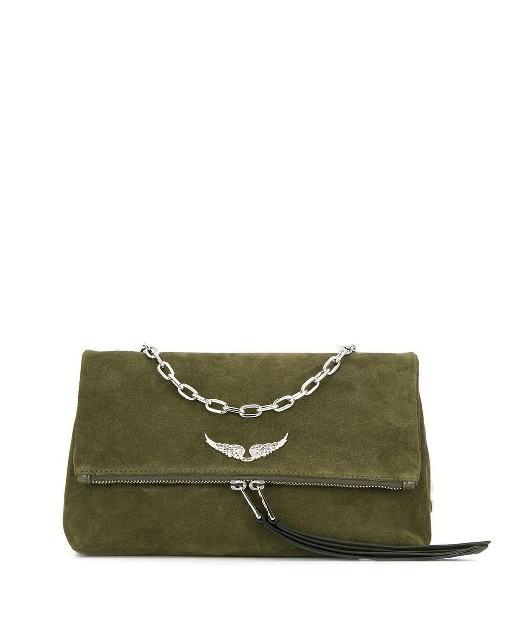 Zadig & Voltaire Rocky Crossbodytas in het Groen Lyst NL