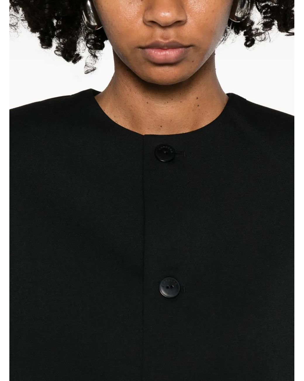 Cordera Black Collarless Jacket