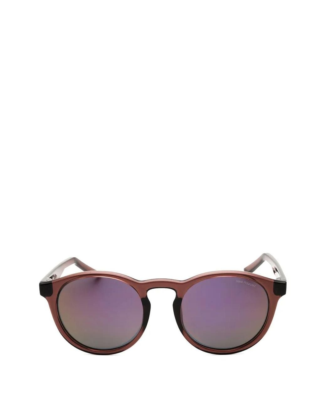 Nike Purple Round-Frame Sunglasses