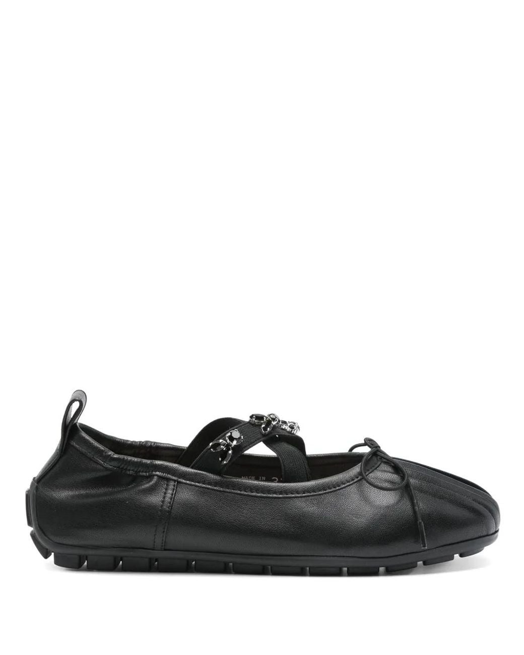 Simone Rocha Black Grip Ballet Flats