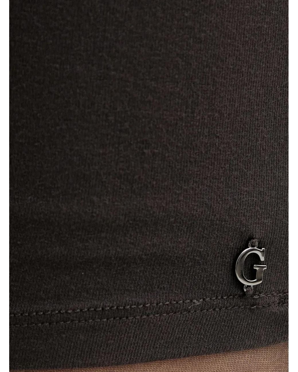 Guess Black Jolie Draped Mini Dress