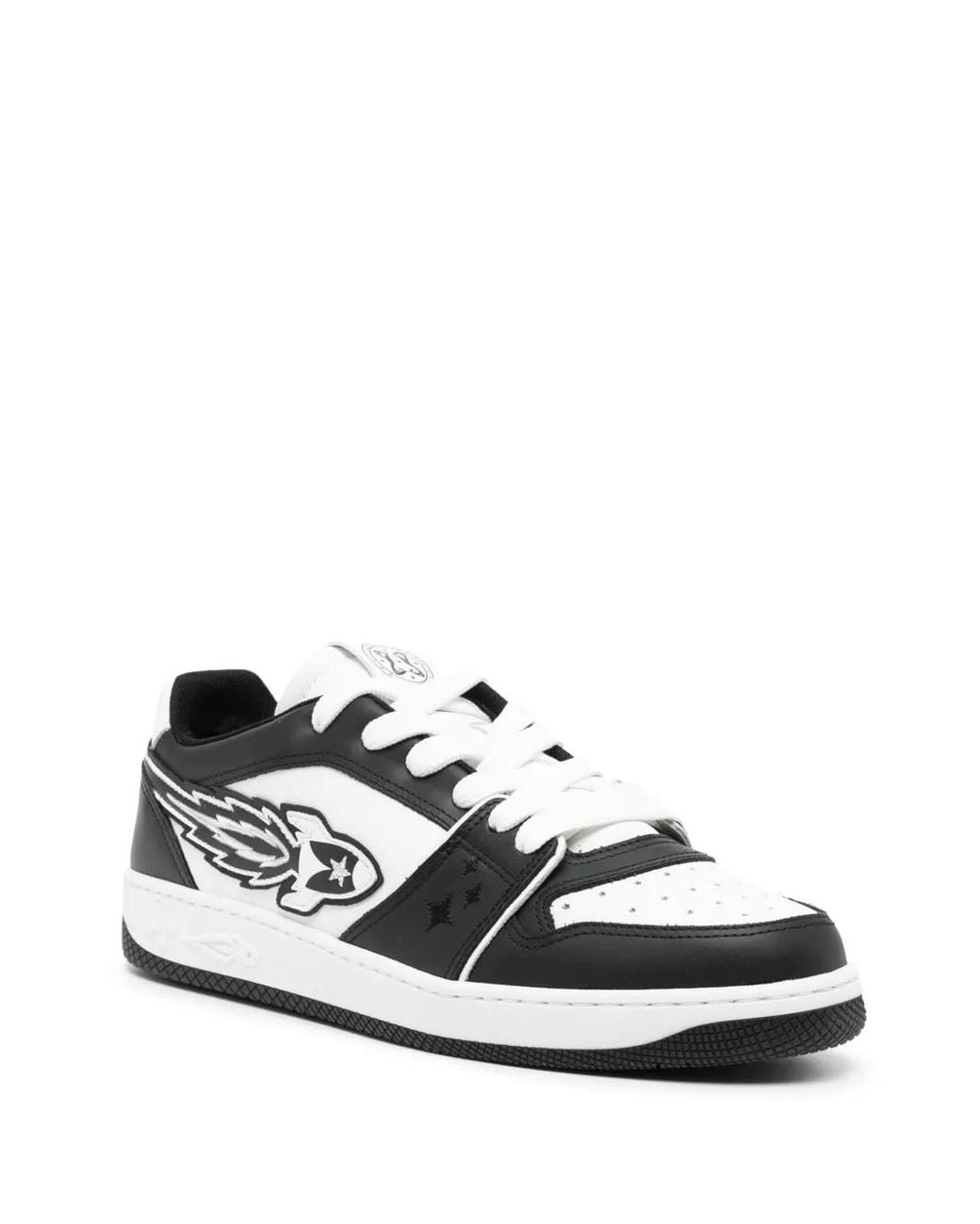 ENTERPRISE JAPAN White Ej Egg Rocket Leather Sneakers for men