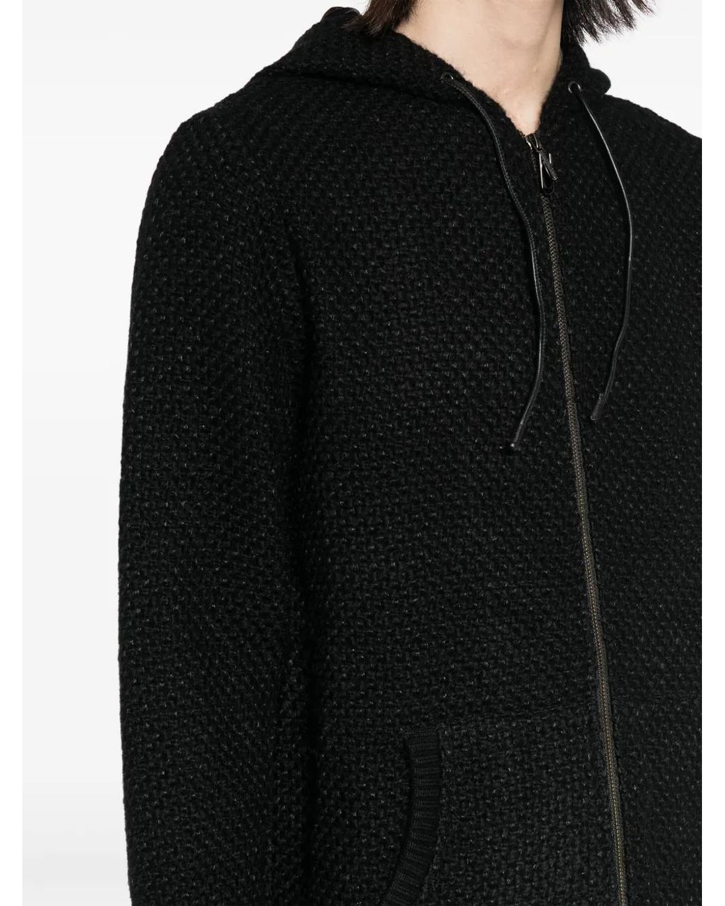 Private Stock Black The Kalvin Hooded Jacket for men
