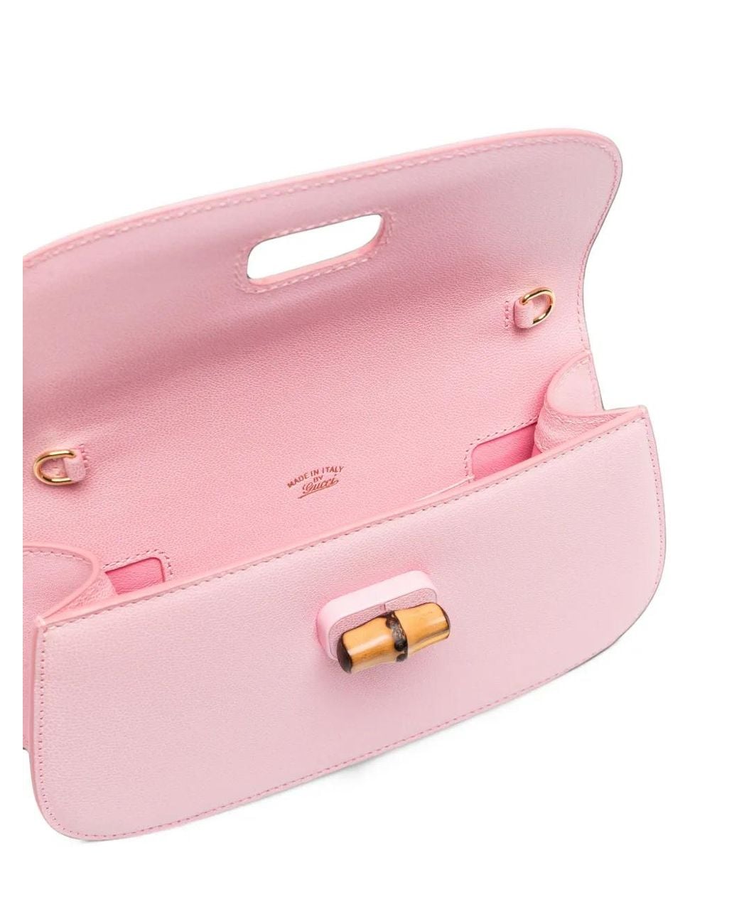 Bamboo Clutch di Gucci in Pink